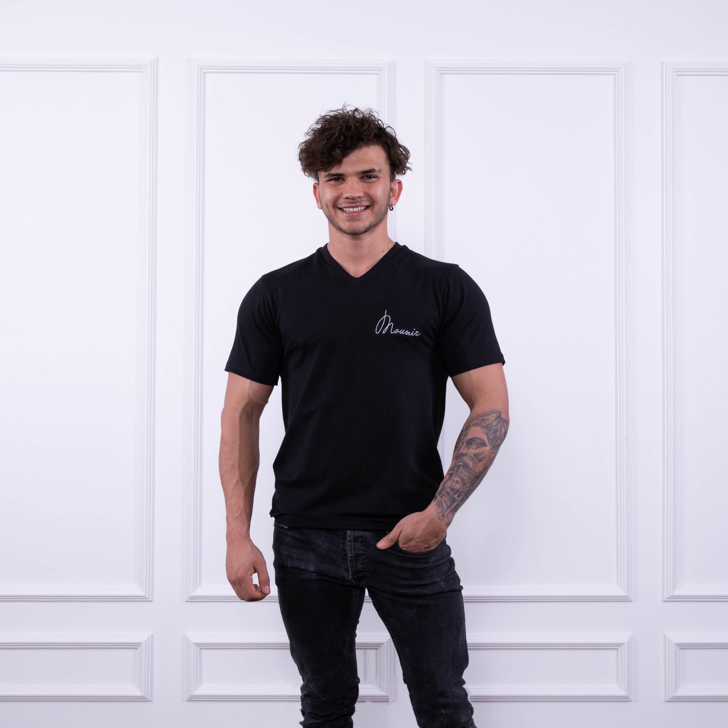 Herren T-Shirt ''V-Ausschnitt''